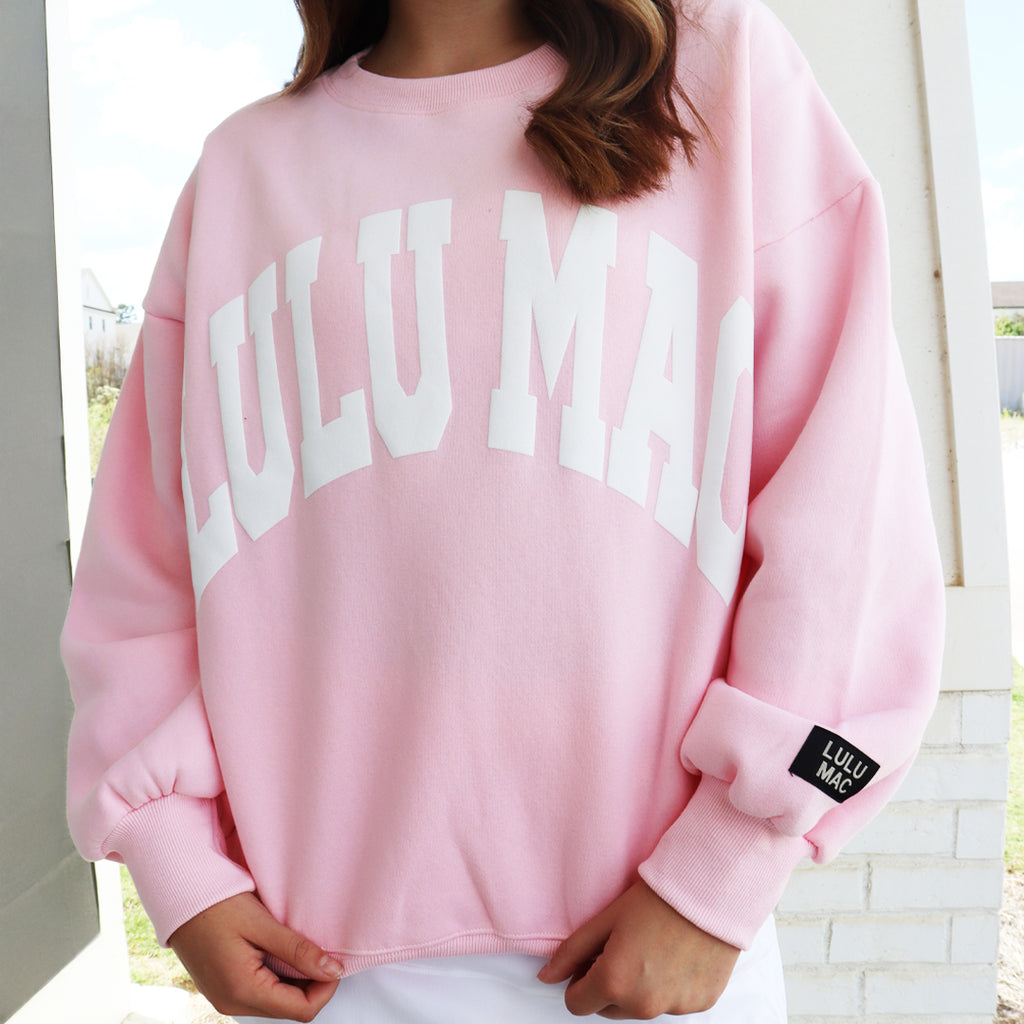 Lulu Mac Sunlit Citrus Pink Waffle Shorts