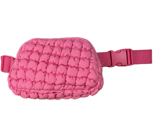 PB-1220 Puffer Belt Bag Pink