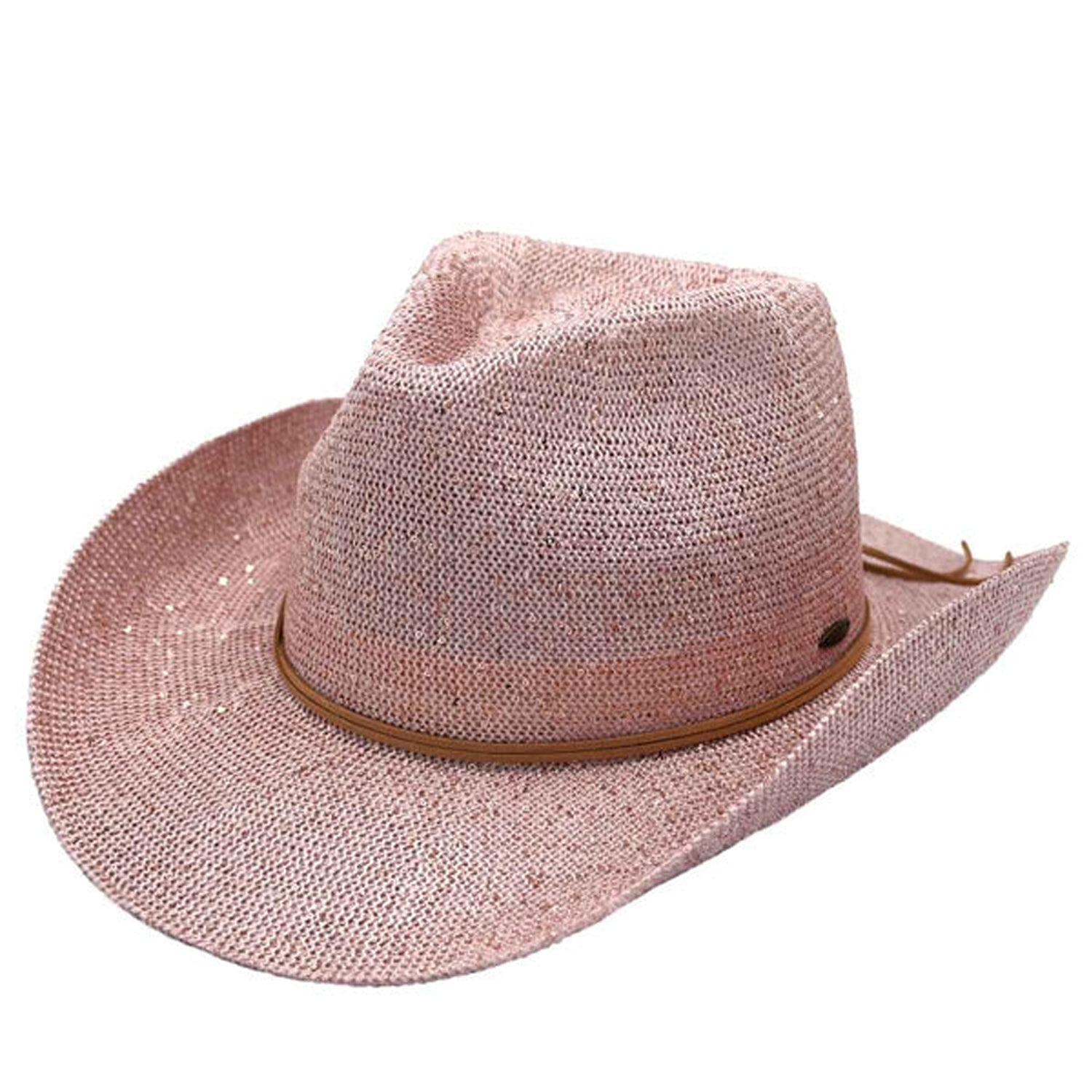 CBC-03 Cowgirl Hat with Glitter Rose