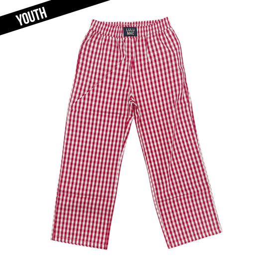 LM-KPA-1002-Red Gingham-Kids Pants