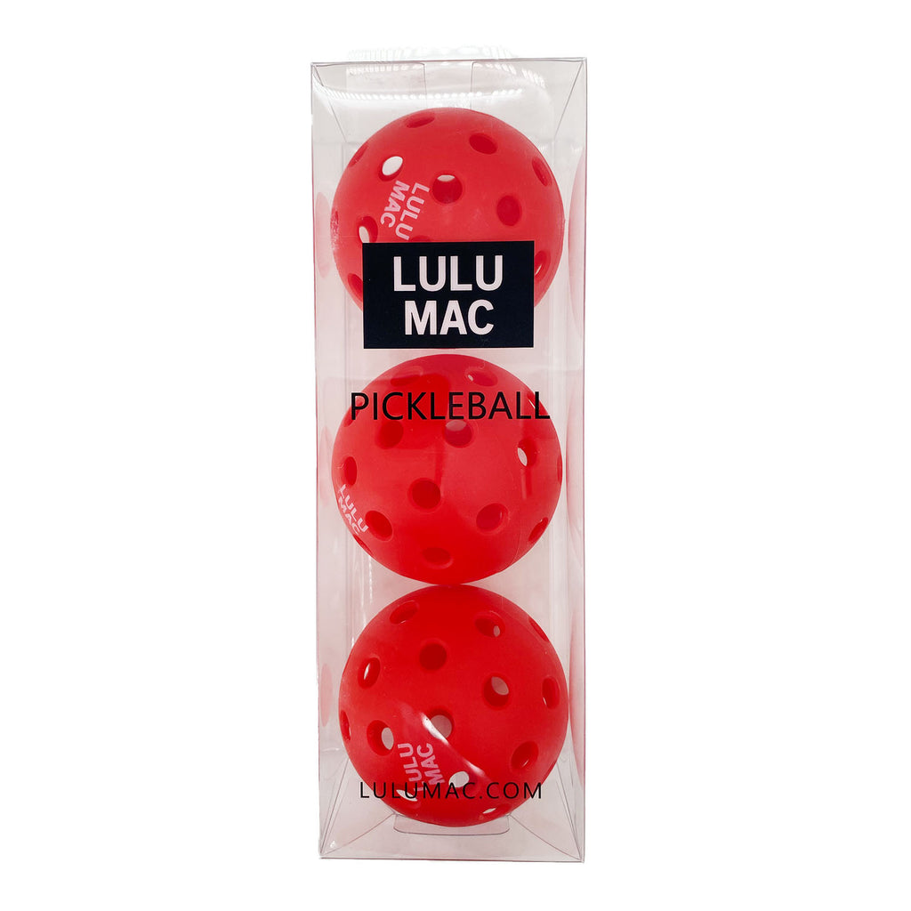 PBB-9182-Red Pickleball Balls – girliegirloriginals