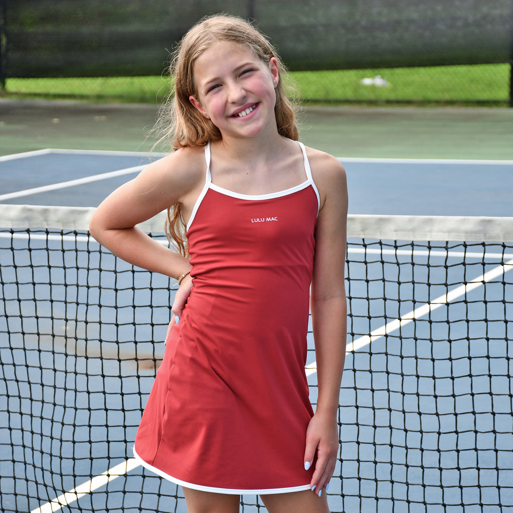 red athletic dress KD-DR-1000 Youth Golf dress Size:12,5 turtle neck dress Taylor Swift Fearless Tour and daily activities