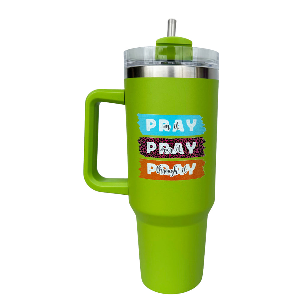 SD-4412-Pray On It Tumbler Green – girliegirloriginals