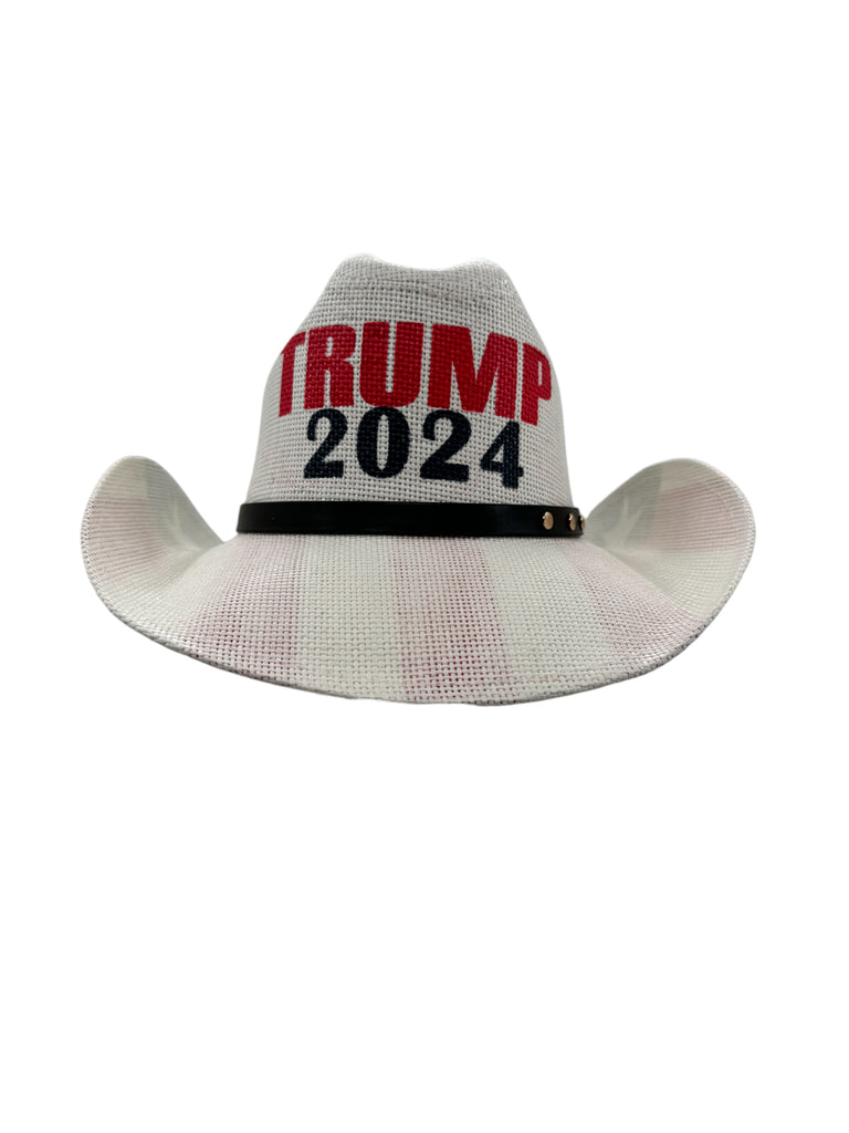 TRUMP COWBOY HAT FLAG UNDERSIDE girliegirloriginals