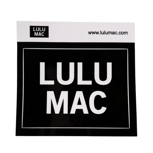 Lulu Mac Decal/Sticker-Black