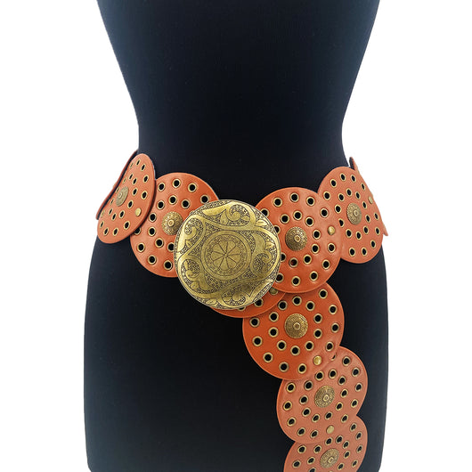 Large Circle Disc Belt-Camel