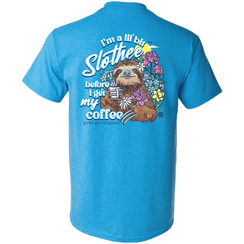 2766 Slothee Coffee - Heather Sapphire – girliegirloriginals