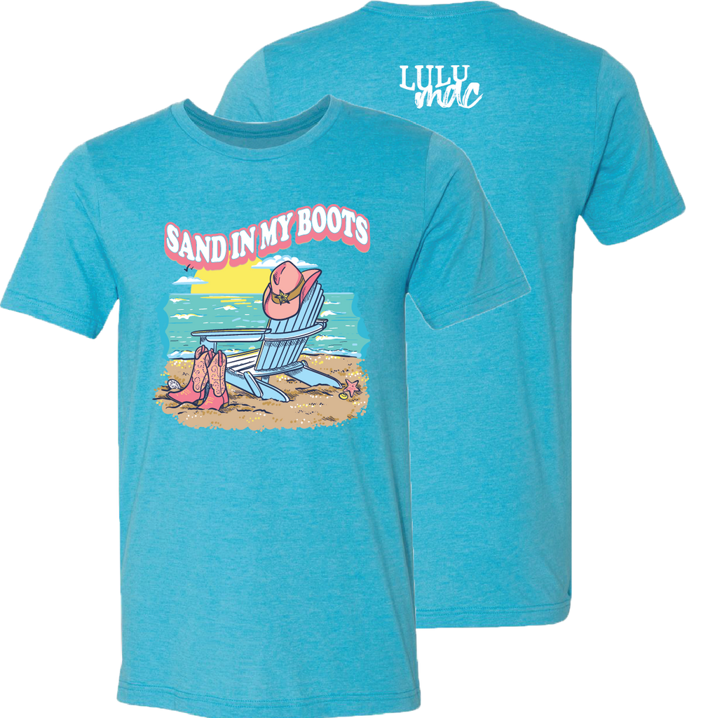 136 Sand in Boots Heather Aqua – girliegirloriginals