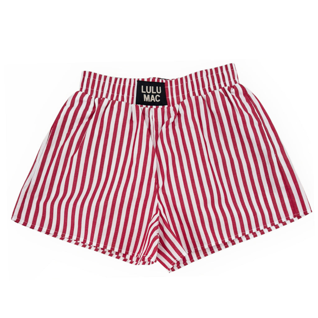 BXST-RED STRIPED BOXER SHORT – girliegirloriginals