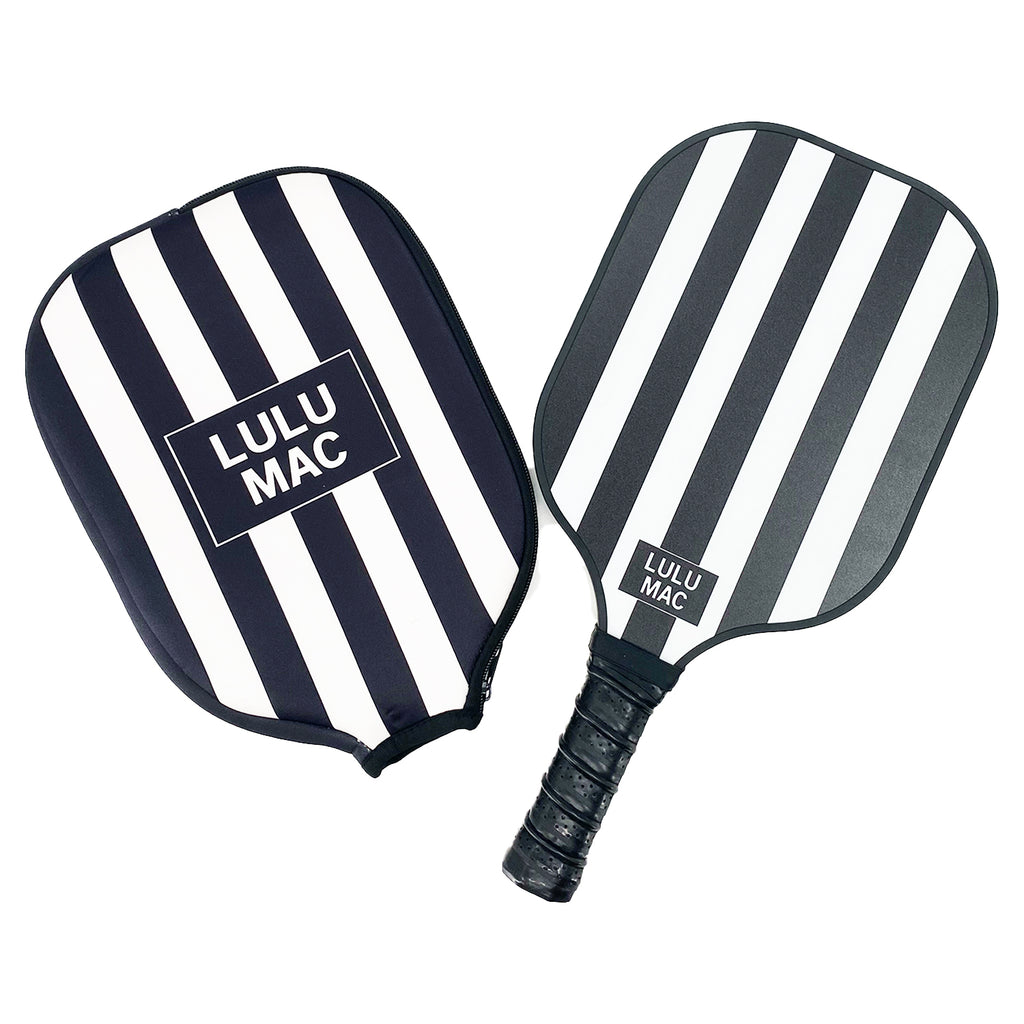 PB-8112-Black Stripe Pickleball Paddle – girliegirloriginals