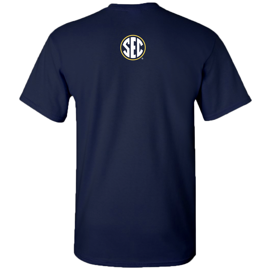 COLLEGE- SEC - 4 - SEC FOOTBALL BOW - NAVY – girliegirloriginals