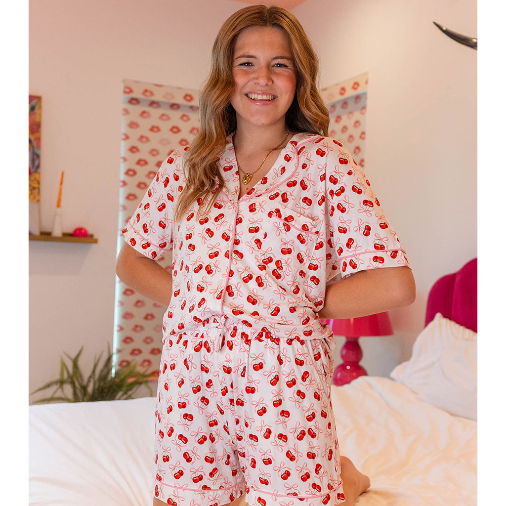 Lulu Mac PJ's- LM-PJ-1000 CHERRY – girliegirloriginals