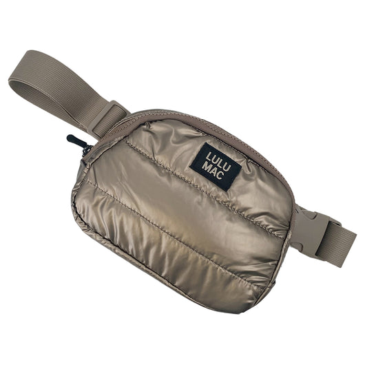 MP-7328 Puffer Metallic Belt Bag-Olive