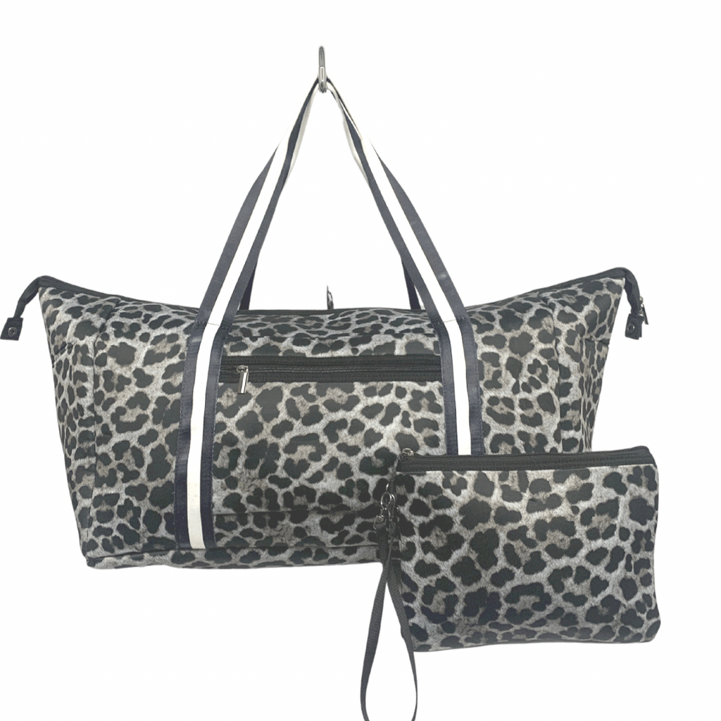 Leopard duffle bag 2024 large