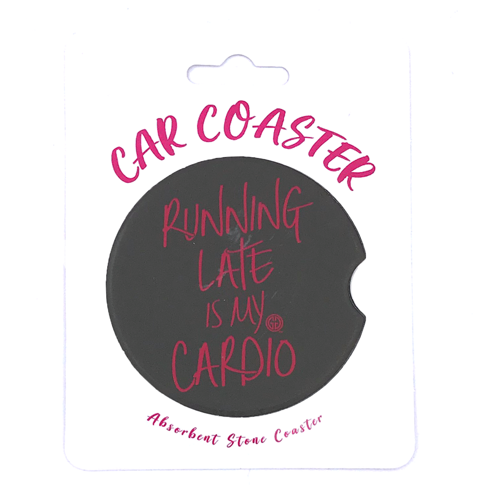 C13 - Car Coaster My Cardio – girliegirloriginals