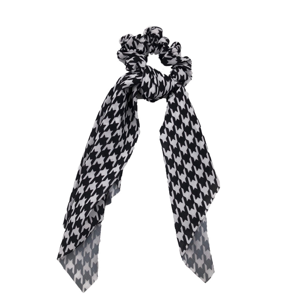 Houndstooth Black & White Scrunchie NEW il_340x270.3625514266_7wzc.jpg main image 4