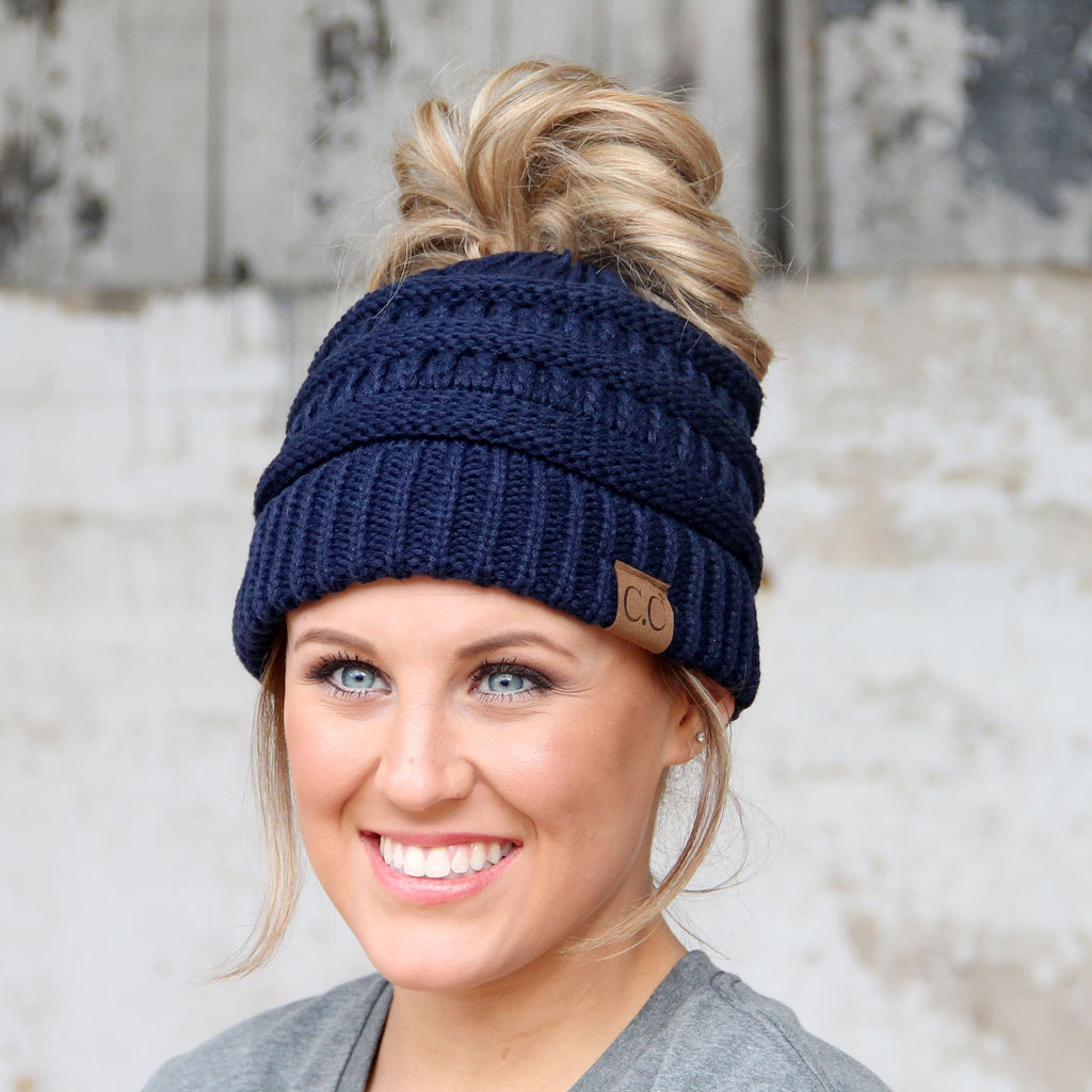 MB-20A BEANIE NAVY – girliegirloriginals