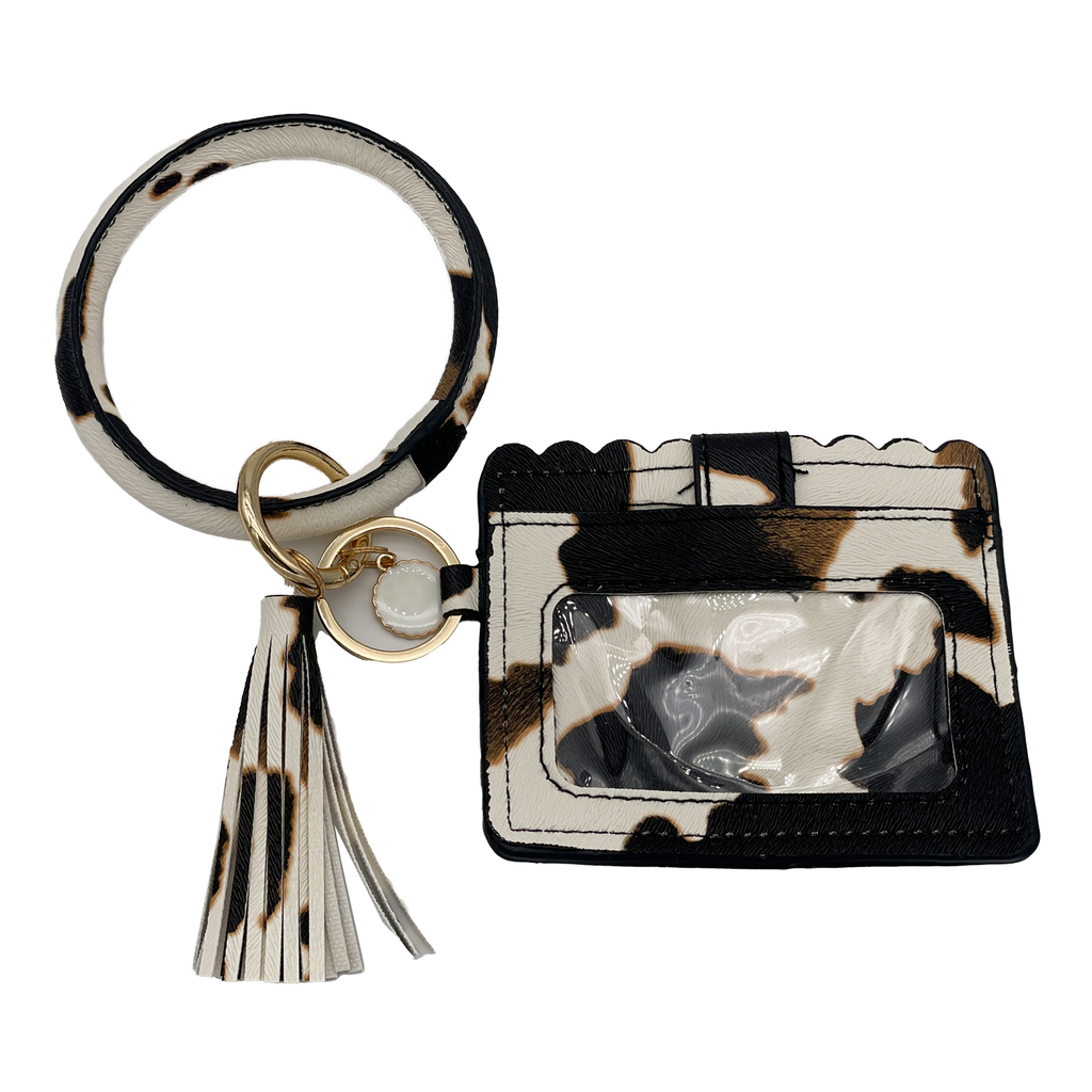 CL-7848 WRISTLET ID WALLET COW – girliegirloriginals