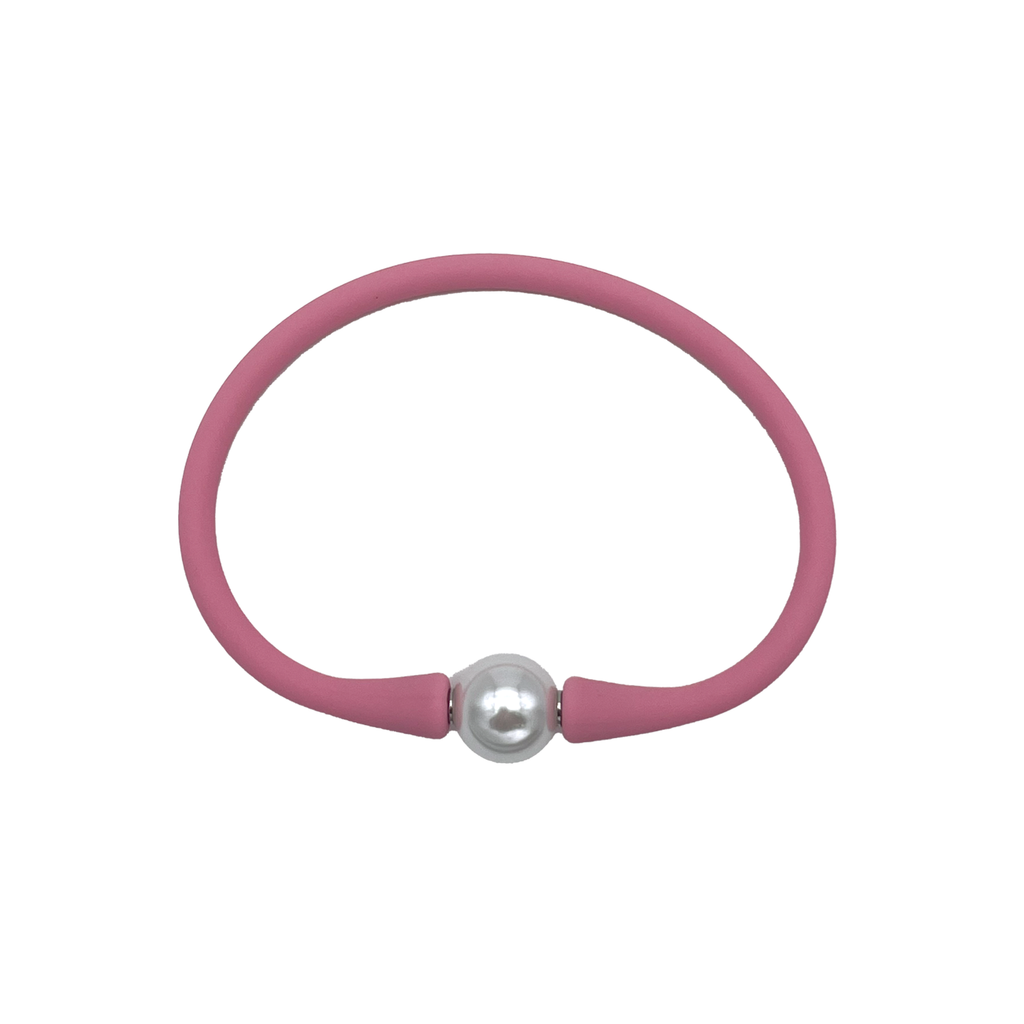 SB-2649 SILICONE BRACELET LIGHT PINK – girliegirloriginals