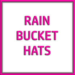 C.C Rain Bucket Hats