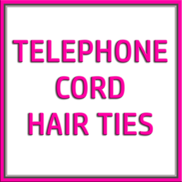 Telephone Cord Hair Ties