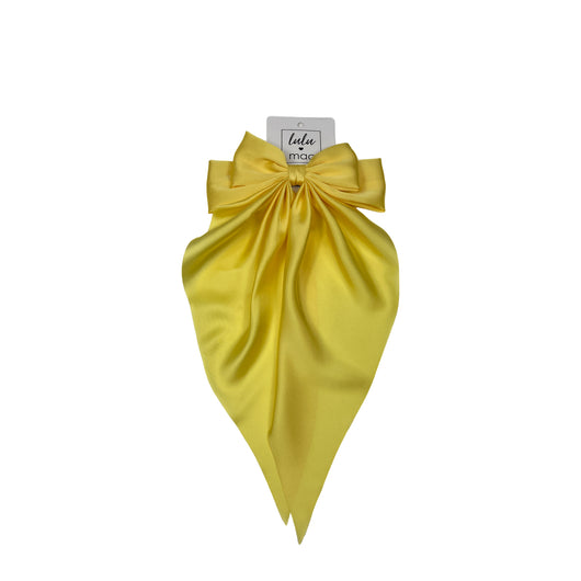 DDL-2270 Large Satin Bow Yellow