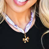 TW-1010 SCARF NECKLACE WITH CHARM