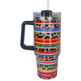 SC-4412-P Morgan Tumbler Serape Leopard