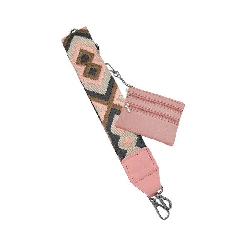 CG8844-25 Cell Phone Crossbody Lt Pink Brown