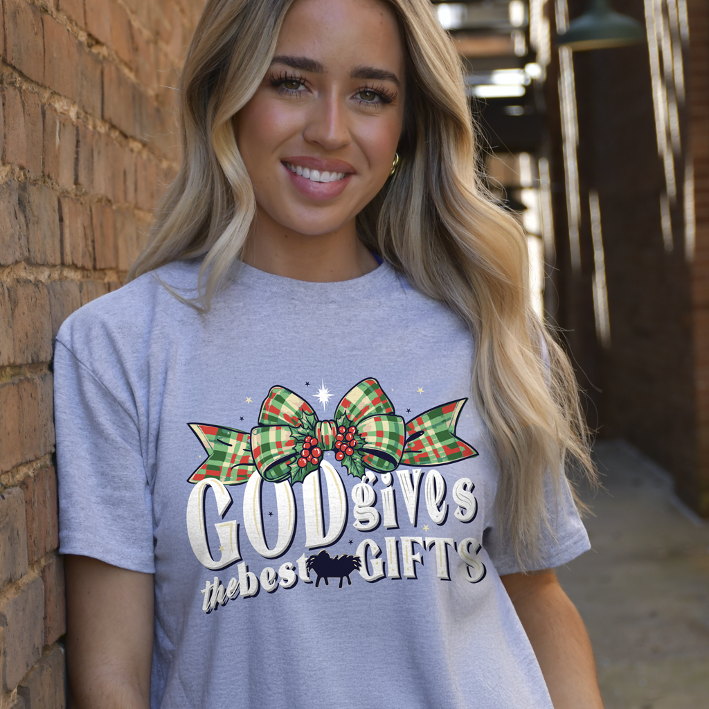 184 God Gives Gifts-Athletic Heather