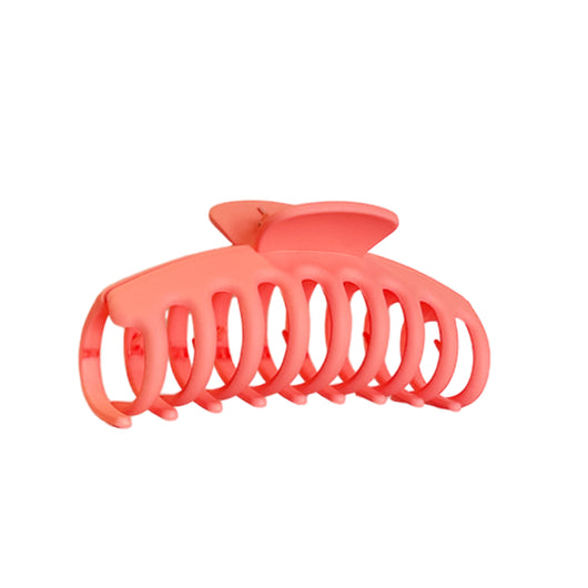 HCO-13S Oval Hair Clip-Coral