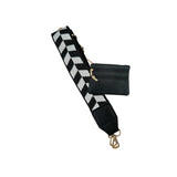 CG8844-21 Cell Phone Crossbody Black White