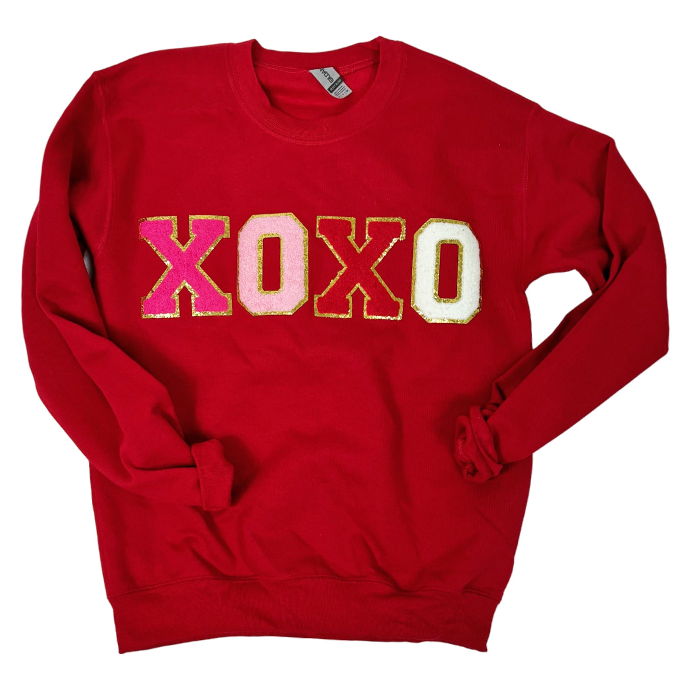 SW-6723 XOXO-Red Sweatshirt