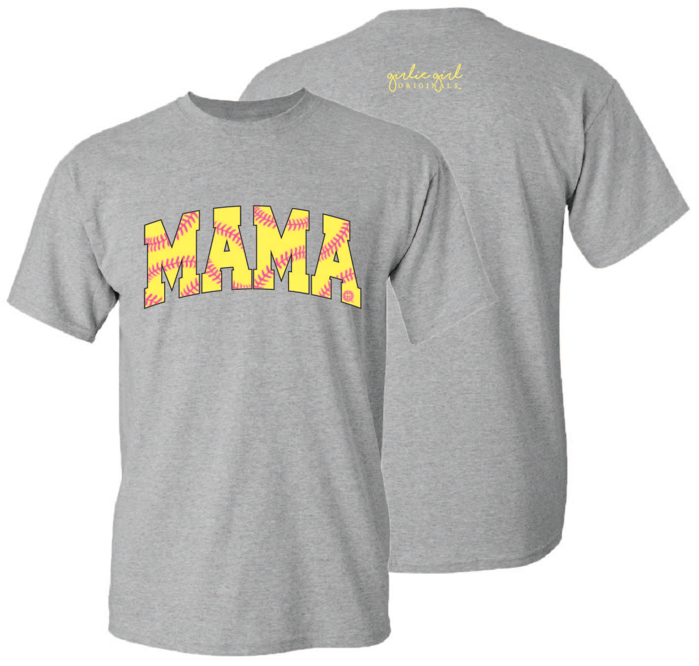 2619 Softball Mama-SS Sports Grey