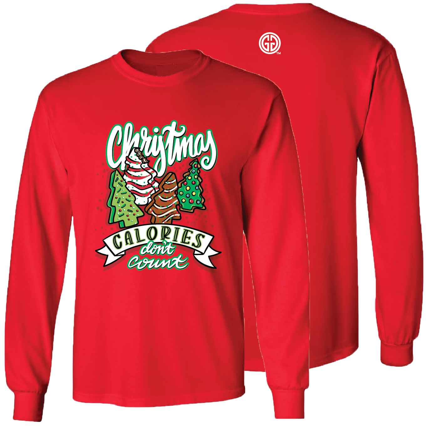 Christmas Calories Red LS-2614