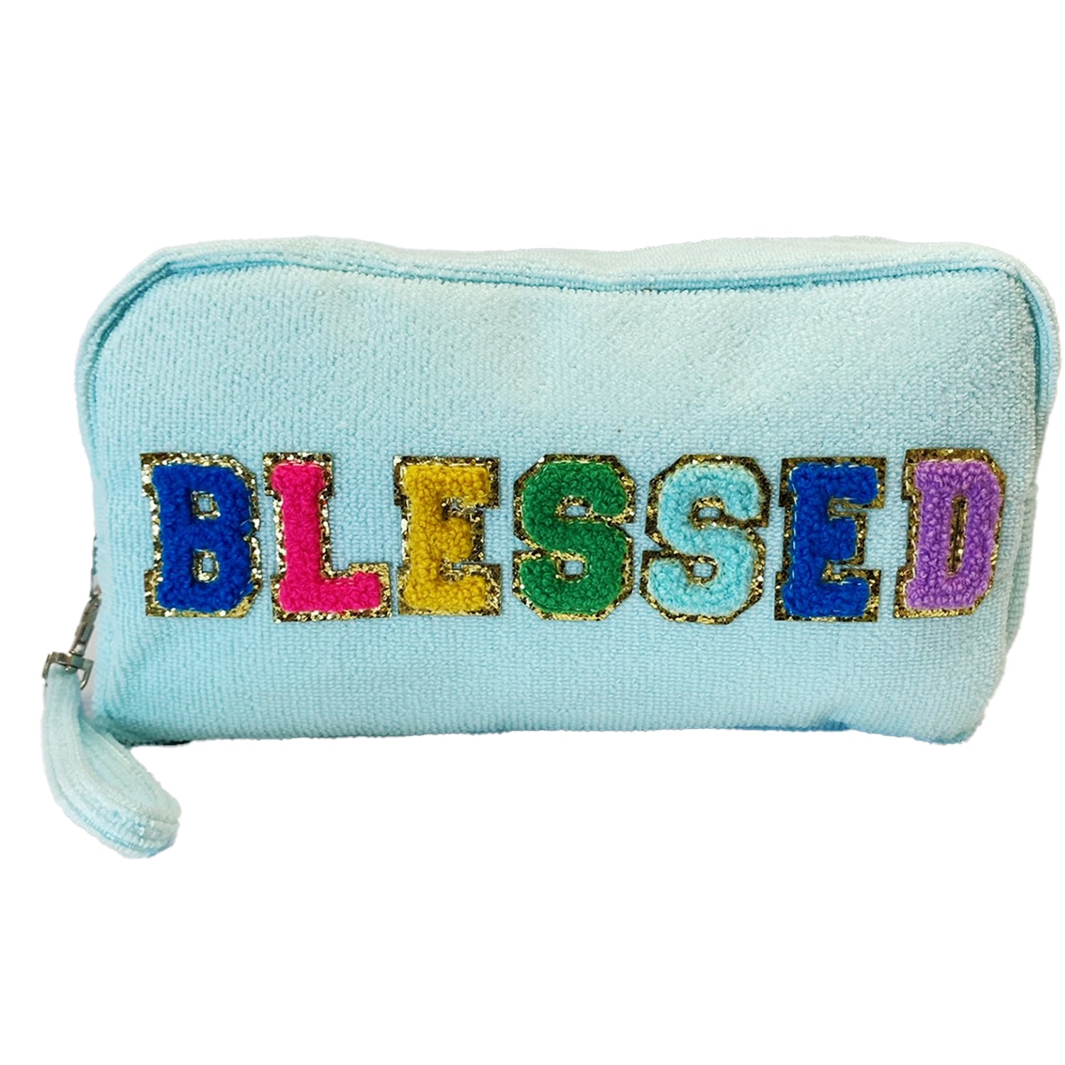 TC-1355 Terry Cloth Cosmetic Bag Blessed