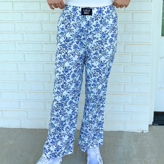 PABF-Blue Flower Pant