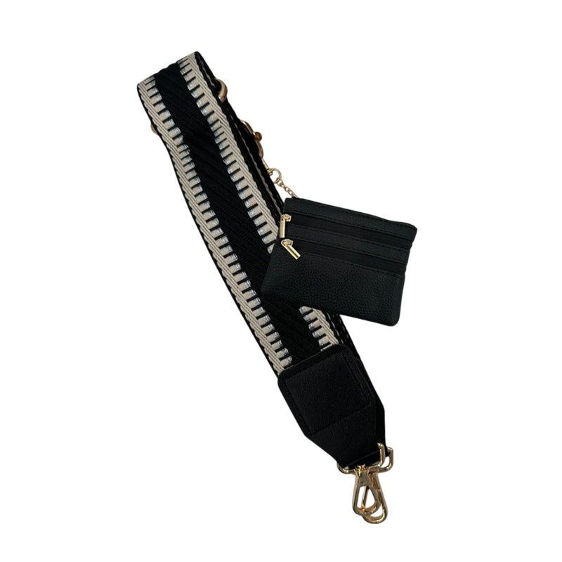 CG8844-7 Cell Phone Crossbody Black Tan