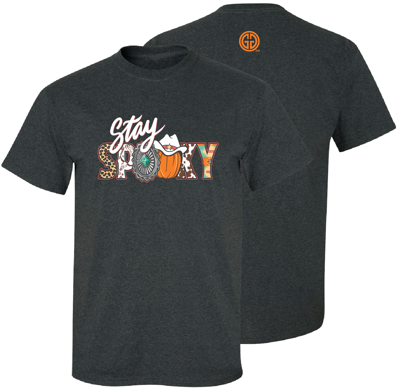 2645 Stay Spooky SS-Dark Heather