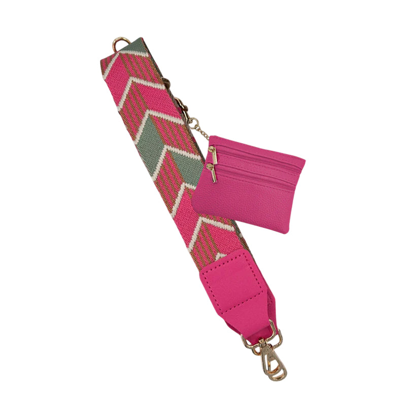 CG8844-27 Cell Phone Crossbody Hot Pink Green