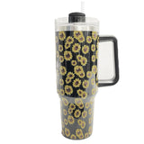 SC-4412-P Morgan Tumbler Black Sunflower