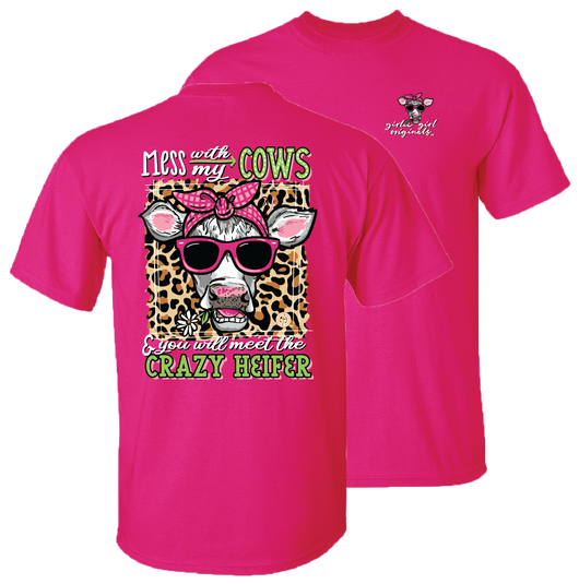 2540 Meet Crazy Heifer SS Heliconia girliegirloriginals