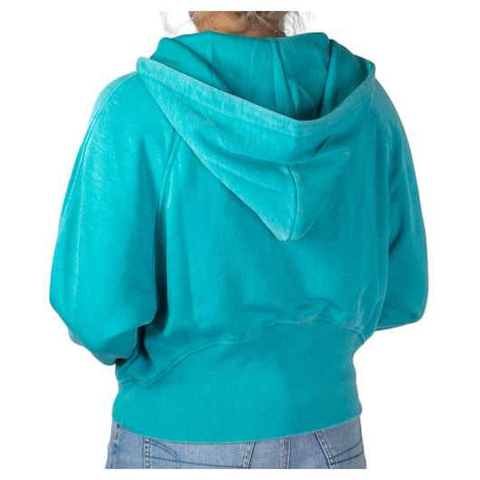 Aqua sales green hoodie
