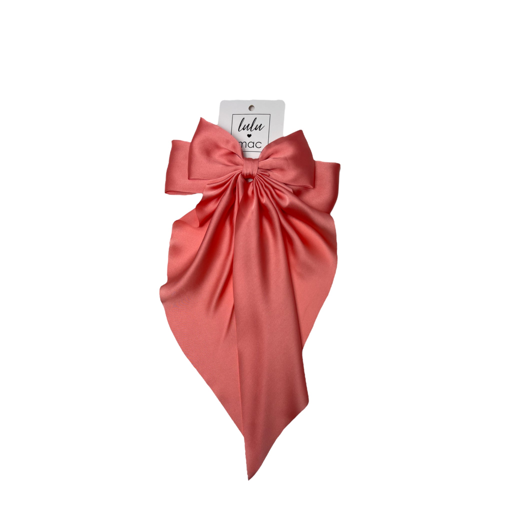 DDL-2270 Large Satin Bow Coral