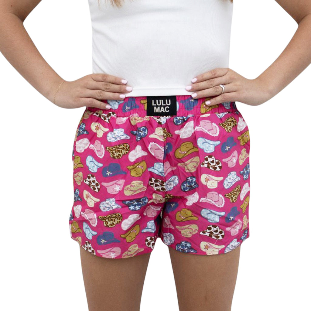 BXHT- HAT BOXER SHORT PINK