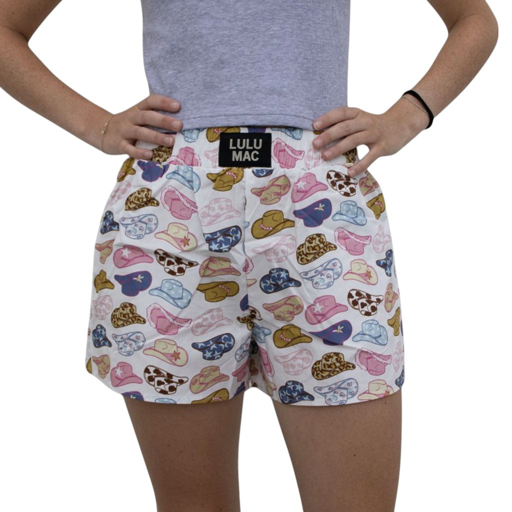 BXHT- HAT BOXER SHORT WHITE
