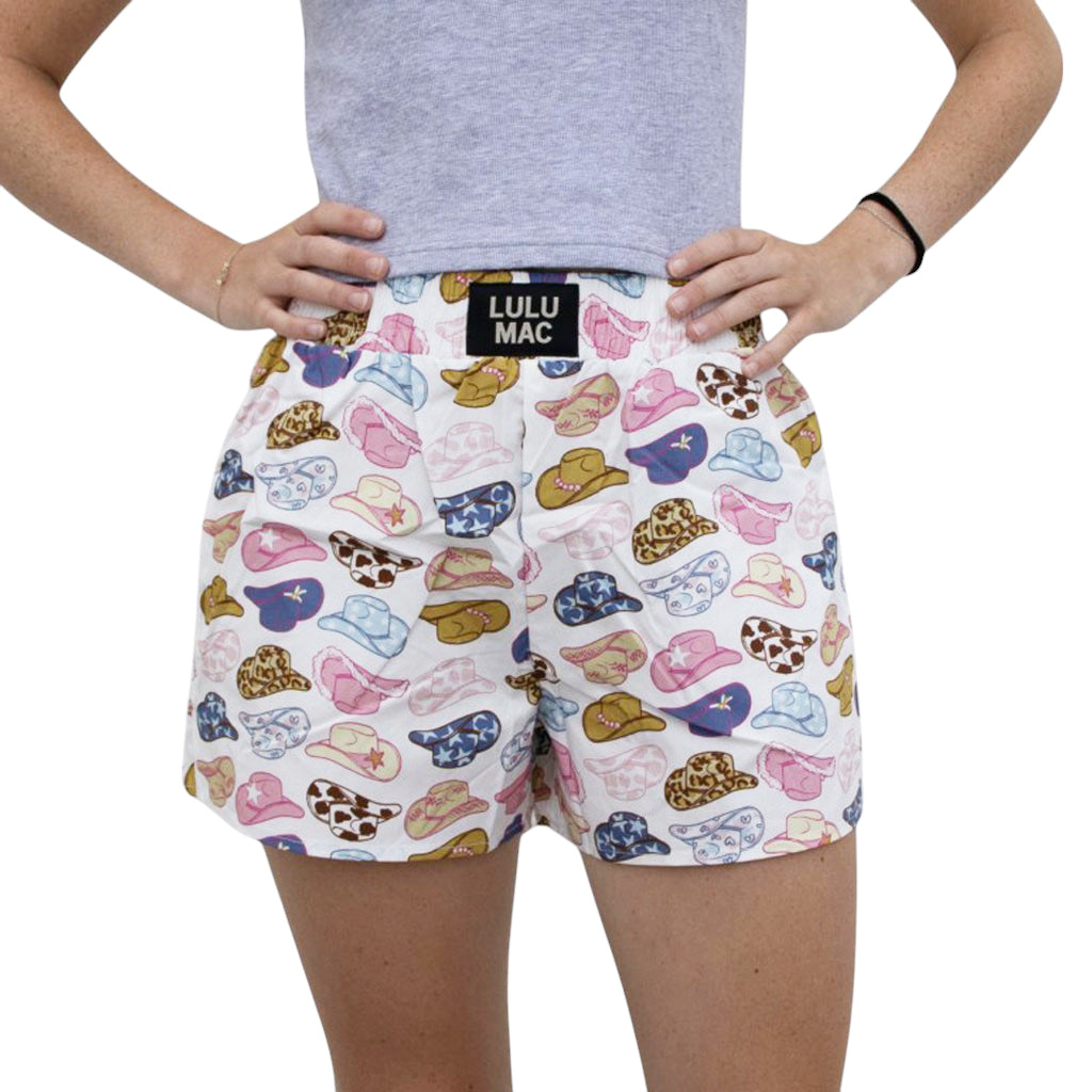 BXHT- HAT BOXER SHORT WHITE