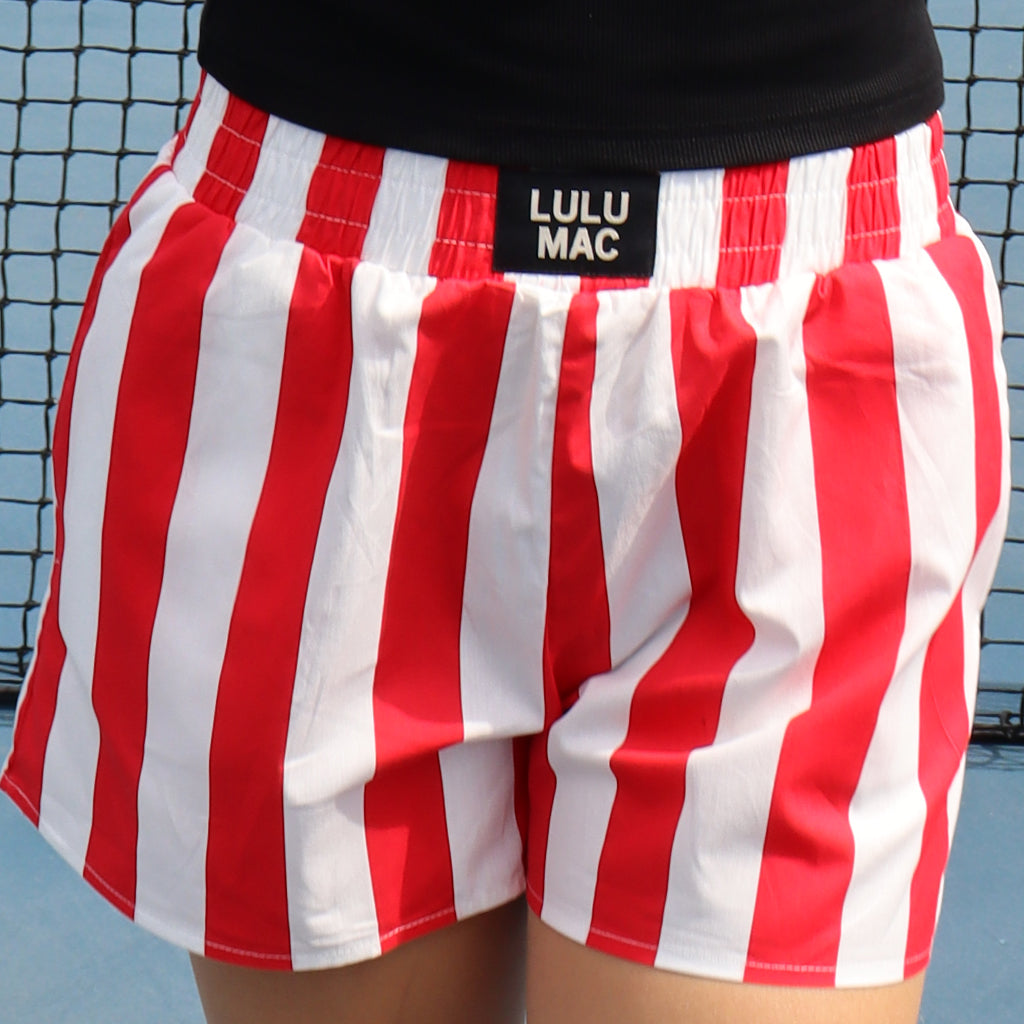 BXDBS-RED DARBY BOXER SHORT