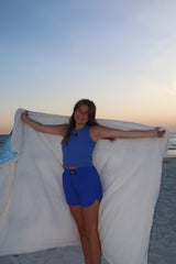 LM-BK LULU MAC BLANKET BLUE
