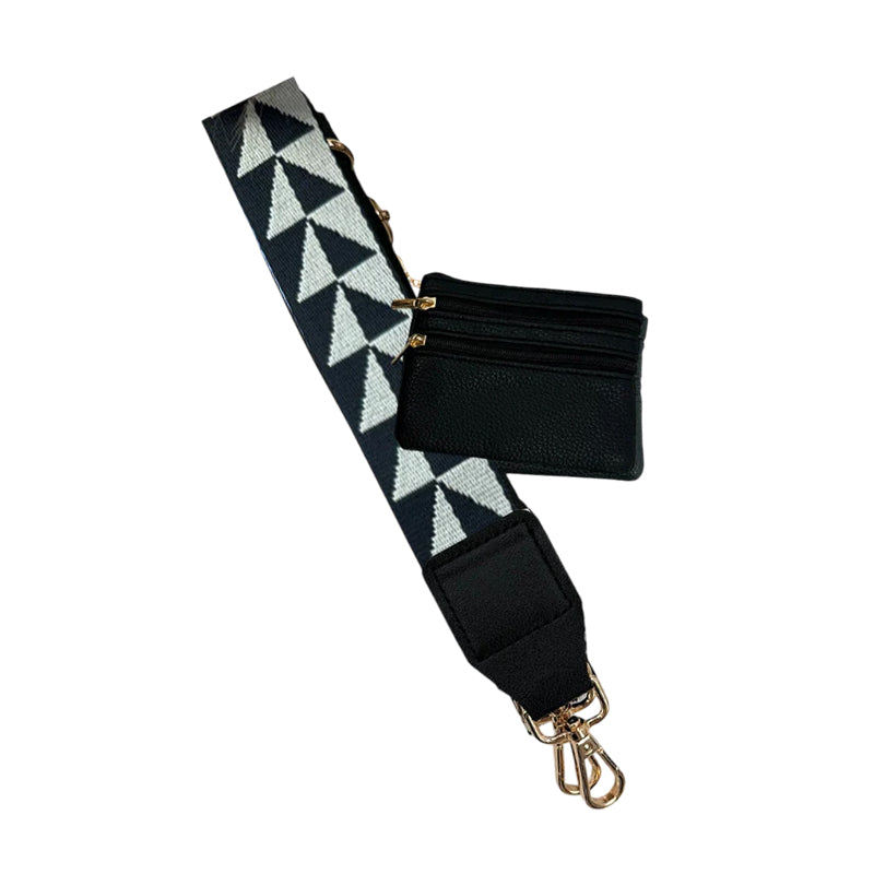 CG8844-20 Cell Phone Crossbody  Blk Triangle